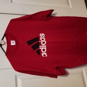 Men's Adidas tshirt, XL, Red.